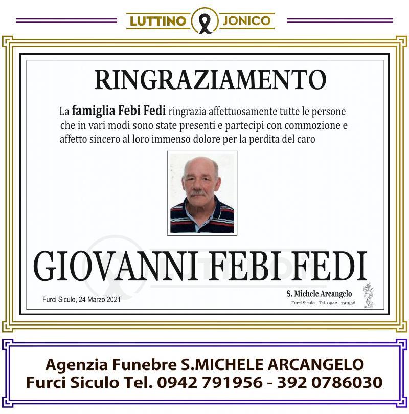 Giovanni  Febi Fedi 